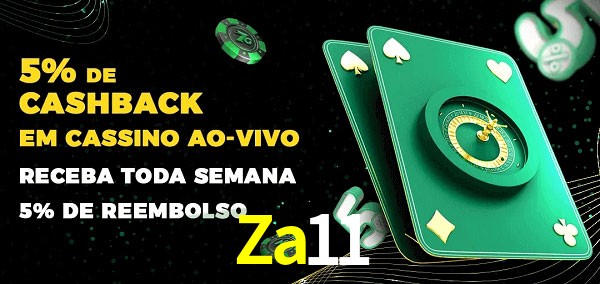 Promoções do cassino ao Vivo Za11